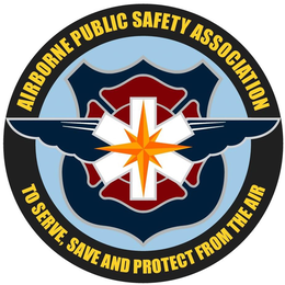 AIRBORNE PUBLIC SAFETY ASSOCIATION TO SERVE, SAVE AND PROTECT FROM THE AIR trademark