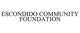 ESCONDIDO COMMUNITY FOUNDATION trademark