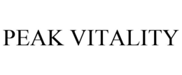 PEAK VITALITY trademark