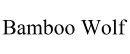 BAMBOO WOLF trademark