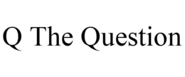 Q THE QUESTION trademark