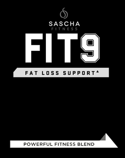 SASCHA FITNESS FIT9 FAT LOSS SUPPORT POWERFUL FITNESS BLEND trademark
