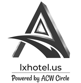 A LXHOTEL.US POWERED BY ACW CIRCLE trademark