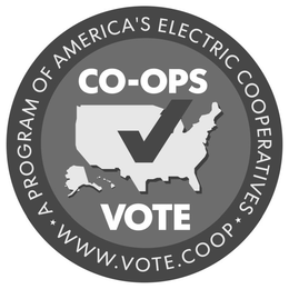 CO-OPS VOTE A PROGRAM OF AMERICA'S ELECTRIC COOPERATIVES WWW.VOTE.COOP trademark