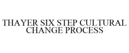 THAYER SIX STEP CULTURAL CHANGE PROCESS trademark