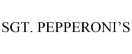 SGT. PEPPERONI'S trademark