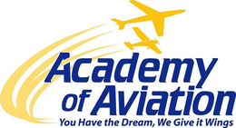 ACADEMY OF AVIATION YOU HAVE THE DREAM,WE GIVE IT WINGS trademark
