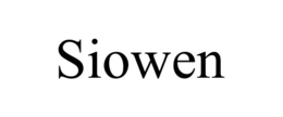 SIOWEN trademark