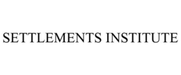 SETTLEMENTS INSTITUTE trademark