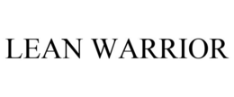 LEAN WARRIOR trademark