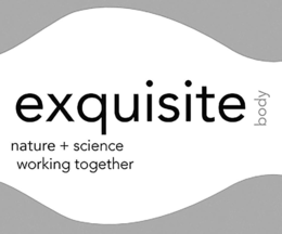 EXQUISITE BODY NATURE + SCIENCE WORKINGTOGETHER trademark