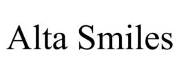 ALTA SMILES trademark
