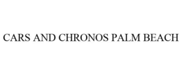 CARS AND CHRONOS PALM BEACH trademark