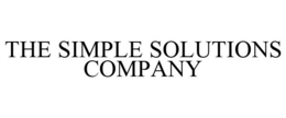 THE SIMPLE SOLUTIONS COMPANY trademark