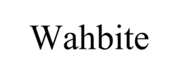 WAHBITE trademark