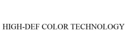 HIGH-DEF COLOR TECHNOLOGY trademark