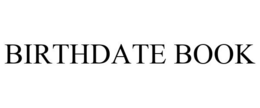 BIRTHDATE BOOK trademark