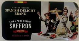 REGISTERED TRADE MARK SPANISH DELIGHT BRAND EXTRA PURE QUALITY SAFFRON SINCE 1860 PRODUCED IN SPAIN trademark