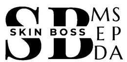SB SKIN BOSS MED SPA trademark