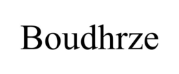 BOUDHRZE trademark