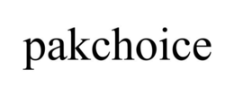 PAKCHOICE trademark