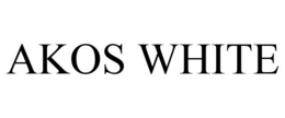 AKOS WHITE trademark