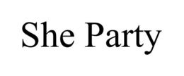 SHE PARTY trademark