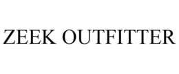 ZEEK OUTFITTER trademark