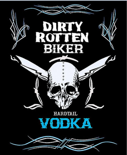 DIRTY ROTTEN BIKER 40% ALC/VOL 80 PROOFHARDTAIL VODKA 750 ML trademark