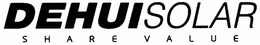DEHUISOLAR SHARE VALUE trademark