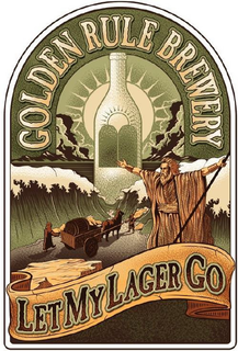GOLDEN RULE BREWERY LET MY LAGER GO trademark