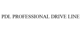PDL PROFESSIONAL DRIVE LINE trademark