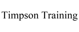 TIMPSON TRAINING trademark