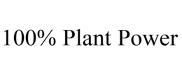 100% PLANT POWER trademark