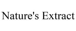 NATURE'S EXTRACT trademark