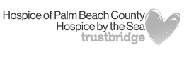HOSPICE OF PALM BEACH COUNTY HOSPICE BY THE SEA TRUSTBRIDGE trademark