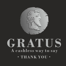 GRATUS A CASHLESS WAY TO SAY THANK YOU trademark