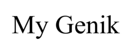 MY GENIK trademark