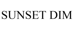 SUNSET DIM trademark