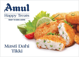 AMUL HAPPY TREATS READY TO COOK & SERVE MASTI DAHI TIKKI trademark