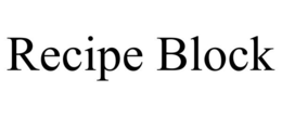 RECIPE BLOCK trademark