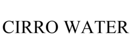CIRRO WATER trademark