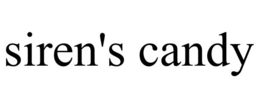 SIREN'S CANDY trademark