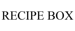 RECIPE BOX trademark