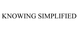 KNOWING SIMPLIFIED trademark