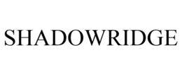 SHADOWRIDGE trademark