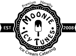 MOONIE ICY TUNES PREMIUM NOVELTY ICE CREAM CATERING EST 2008 trademark