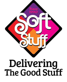 SINCE 1990 SOFT STUFF DELIVERING THE GOOD STUFF trademark