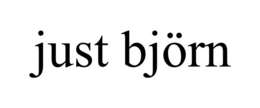 JUST BJÖRN trademark