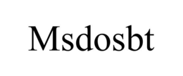 MSDOSBT trademark